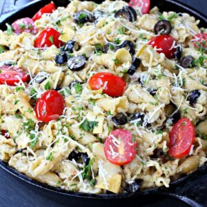 pasta with artichoke pesto