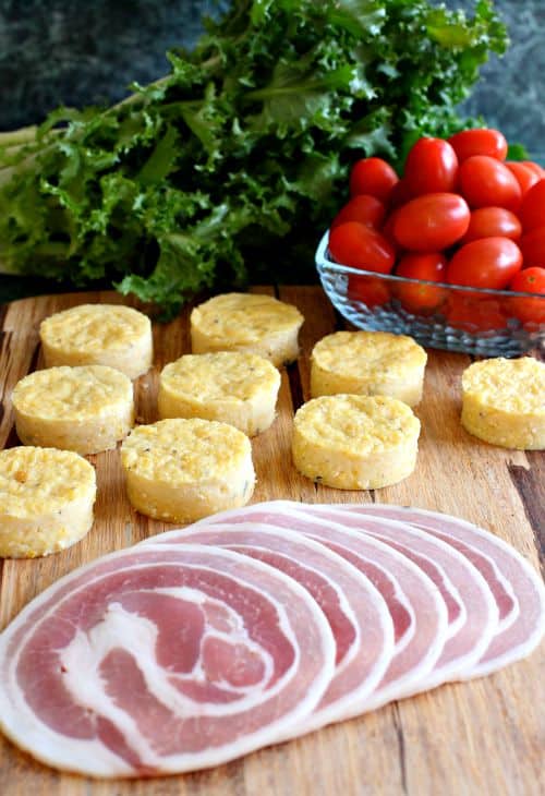 Polenta BLT Appetizers ingredients