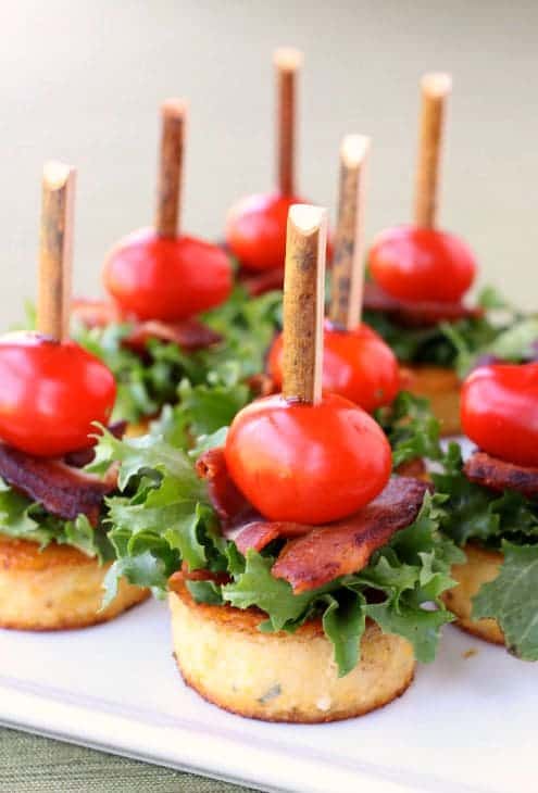 Polenta BLT Appetizers front