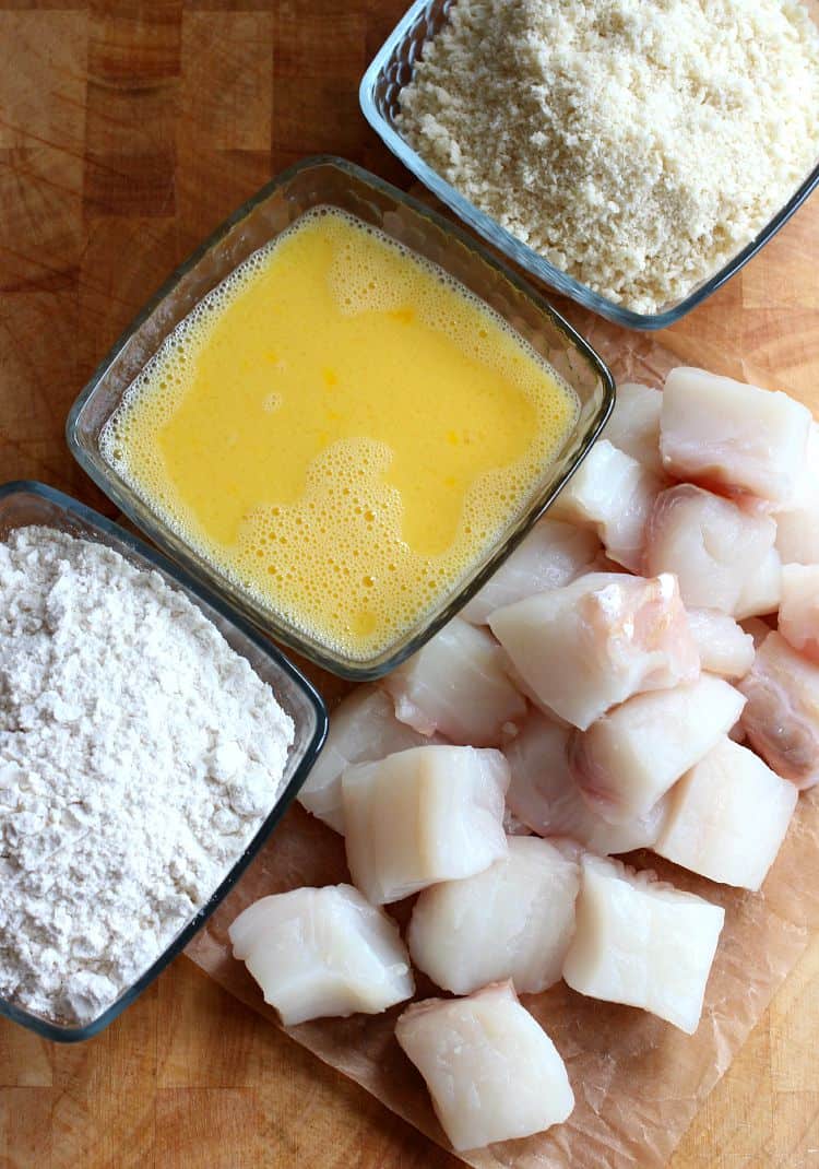 Fish Nuggets with Bang Bang Sauce ingredients