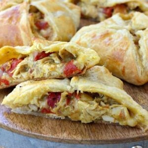 hand pies with chicken and green chilis