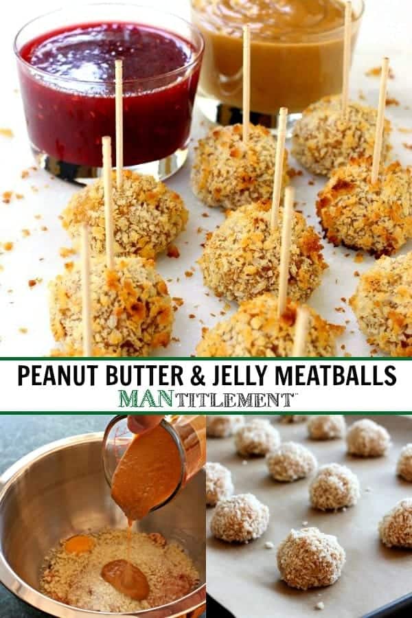 Peanut Butter and Jelly Meatballs Chicken Meatball Appetizer Recipe