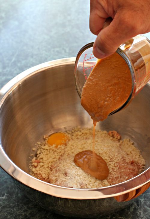 Peanut Butter & Jelly Meatballs process