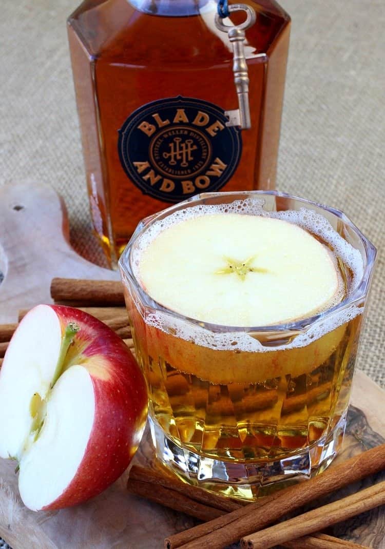 Big Apple Bourbon combines apple cider and bourbon in a cold cider cocktail