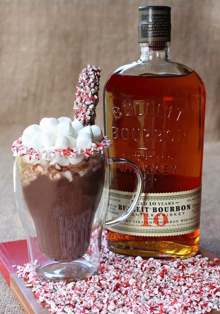 Bulleit Peppermint Hot Chocolate feature