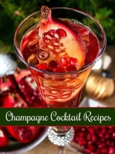 10 Easy Champagne Cocktail Recipes for New Years & Cocktail Parties!