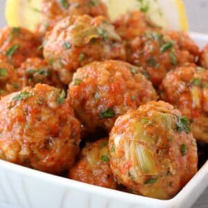 Honey Glazed Salmon Meatballs