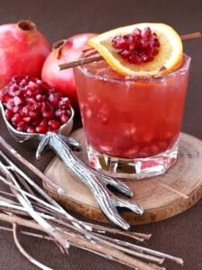 Pomegranate Old Fashioned cocktail recipe