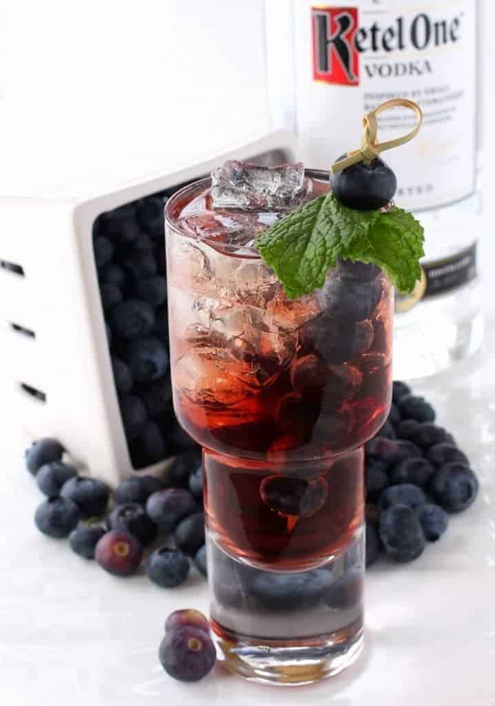 Blueberry Vodka Cooler The Best Low Carb Vodka Drink Recipe