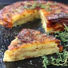 Brown Butter and Thyme Potato Torte-image