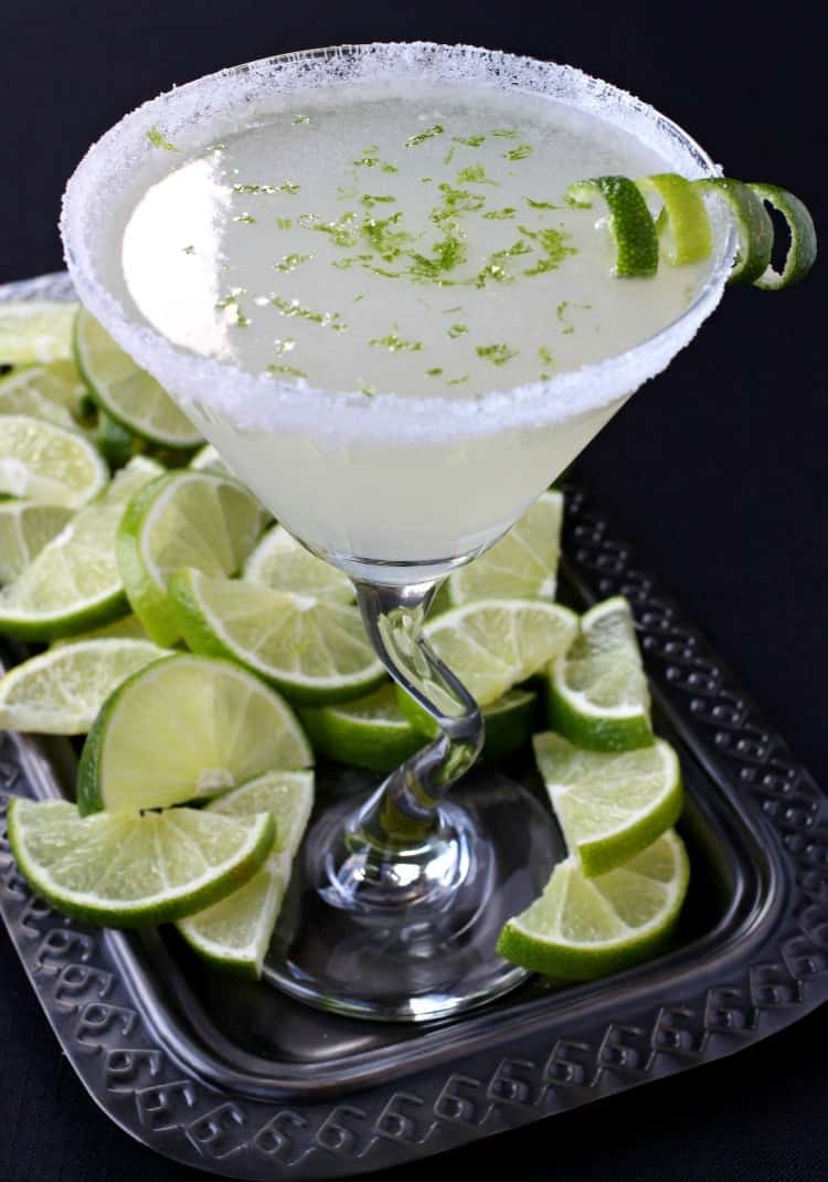 Lime Drop Martini from top