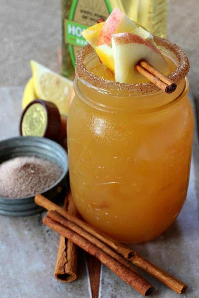 Make this Apple Cider Margarita for a fun, Fall cocktail!