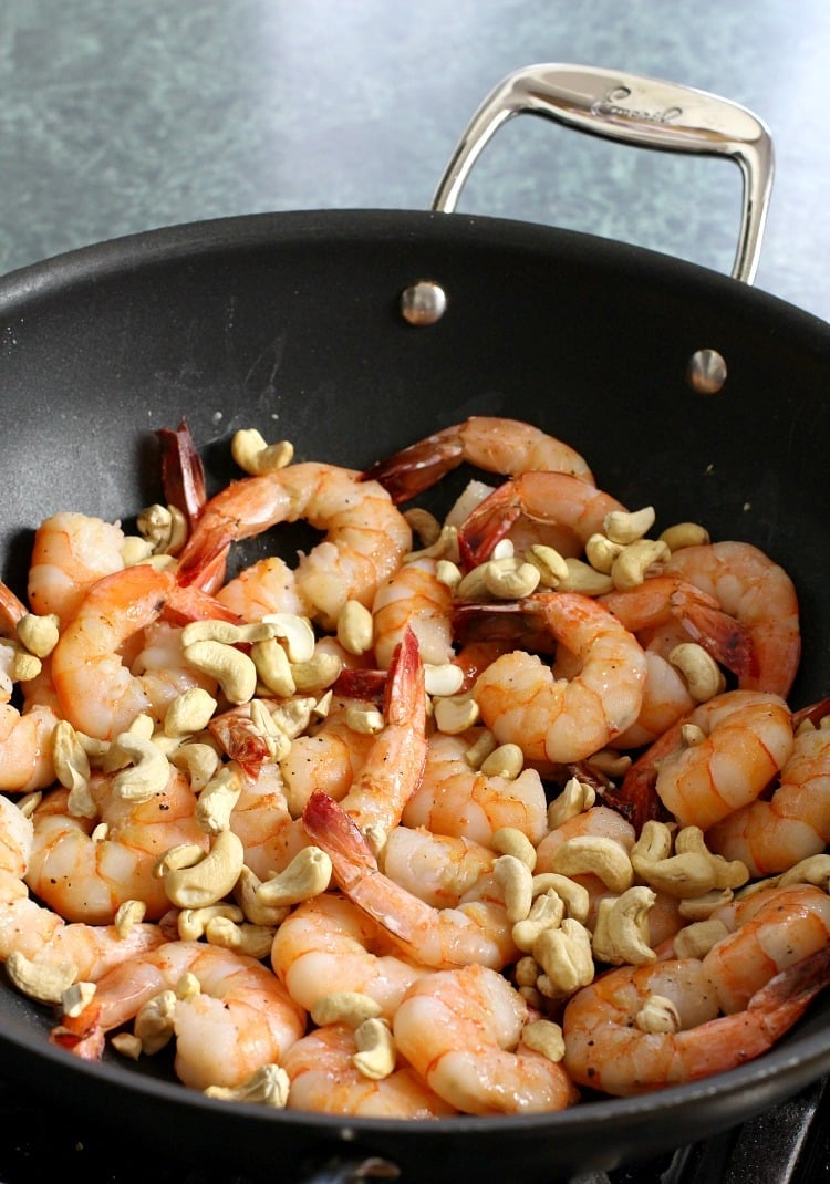 Quick Shrimp Stir Fry is a stir fry recipe made with shrimp and cashews