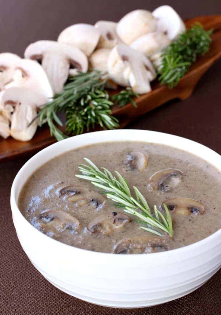 Creamy Mushroom Soup | Mantitlement