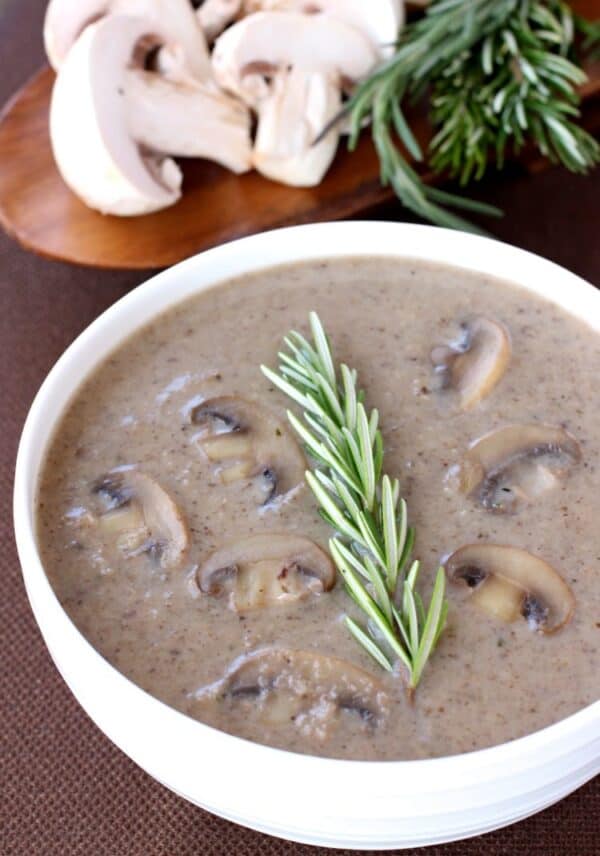 Creamy Mushroom Soup | Mantitlement