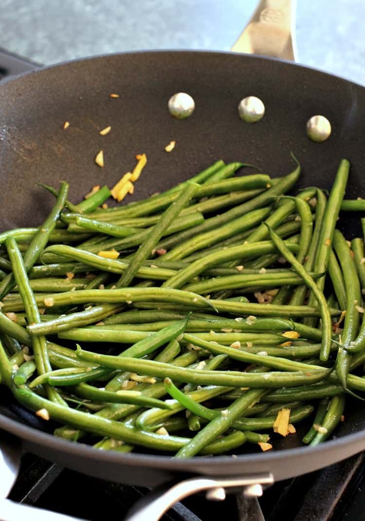 Ginger Beef and Green Bean Stir Fry is a stir fry recipe with steamed green beans