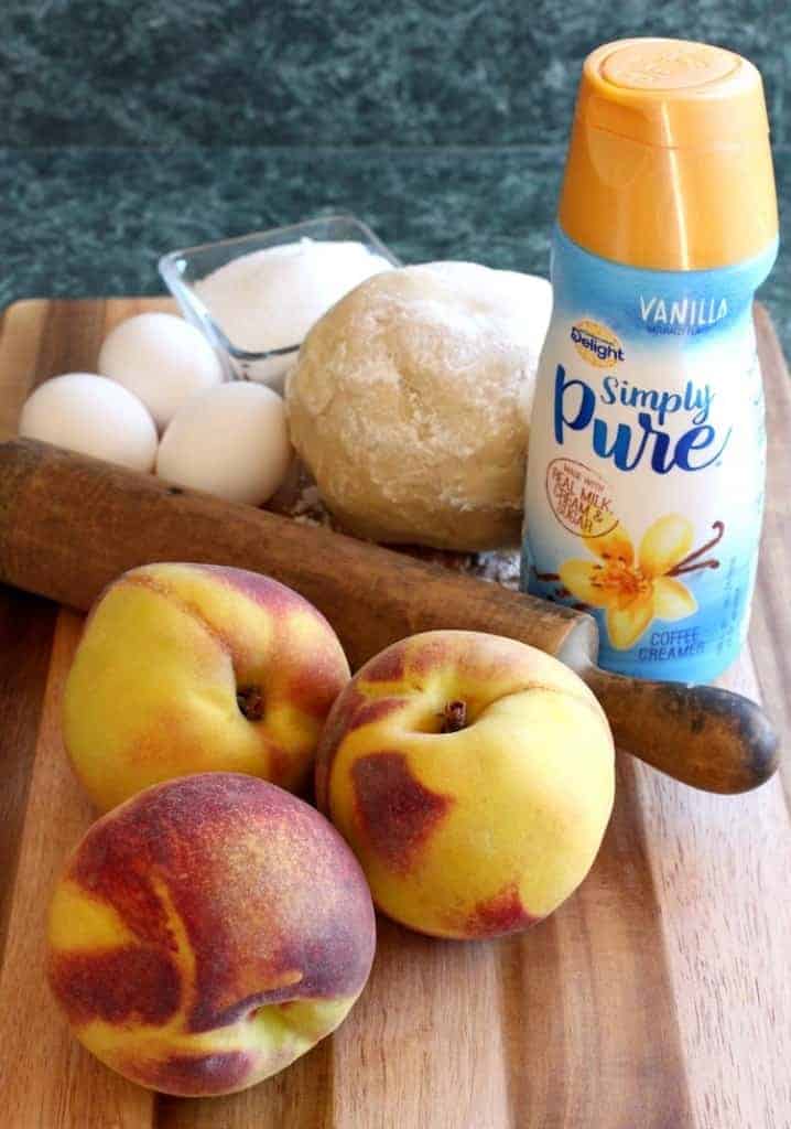 peach-custard-tart-ingredients