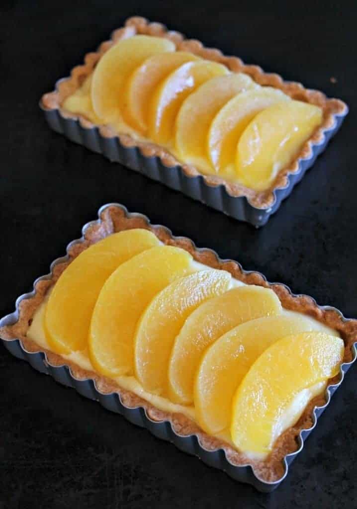 Peach Custard Tart Recipe How To Make An Easy Custard Tart With Fruit