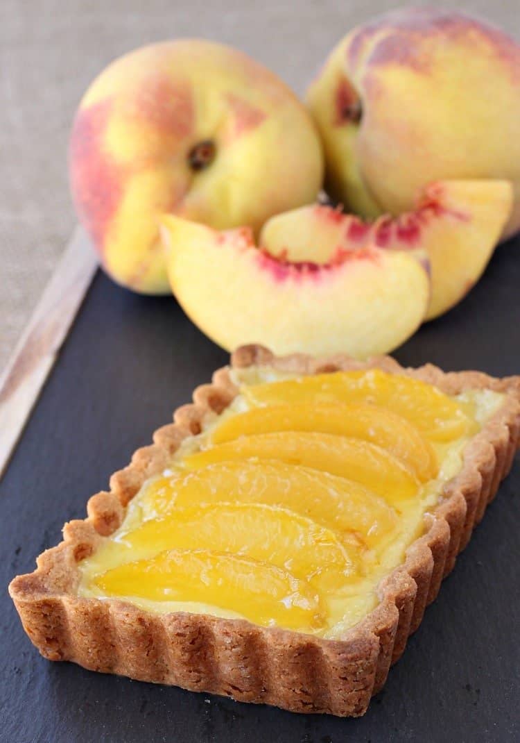 Peach Custard Tart Mantitlement