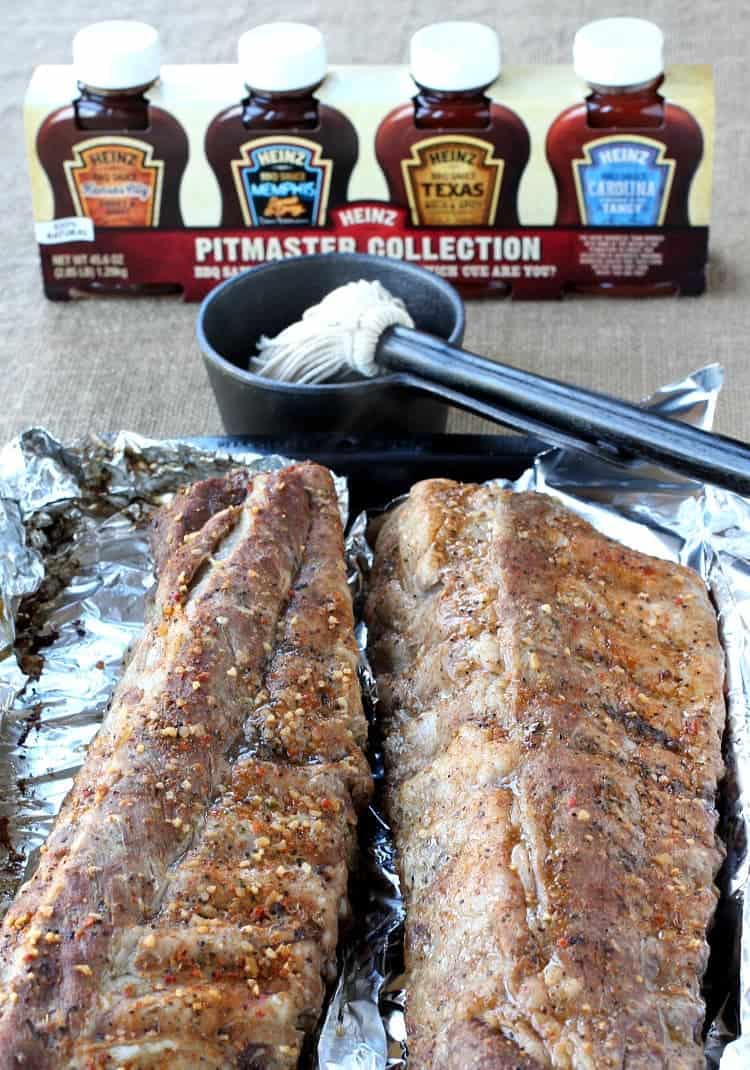 Easy BBQ Ribs are a rib recipe that starts in the oven and finishes on the grill