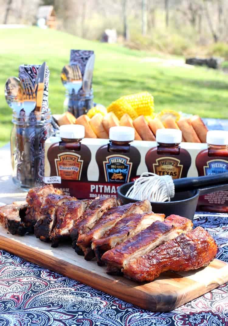Easy BBQ Ribs are a tender rib recipe that can be made ahead of time