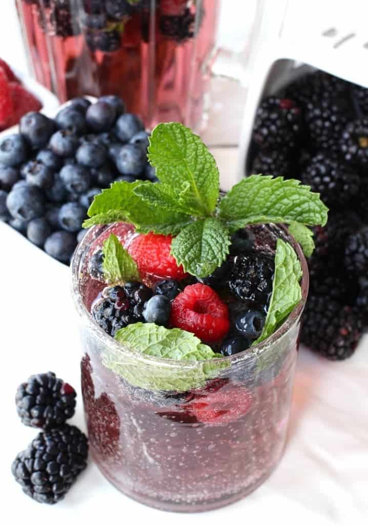 Blackberry Vodka Punch is a vodka punch recipe for parties