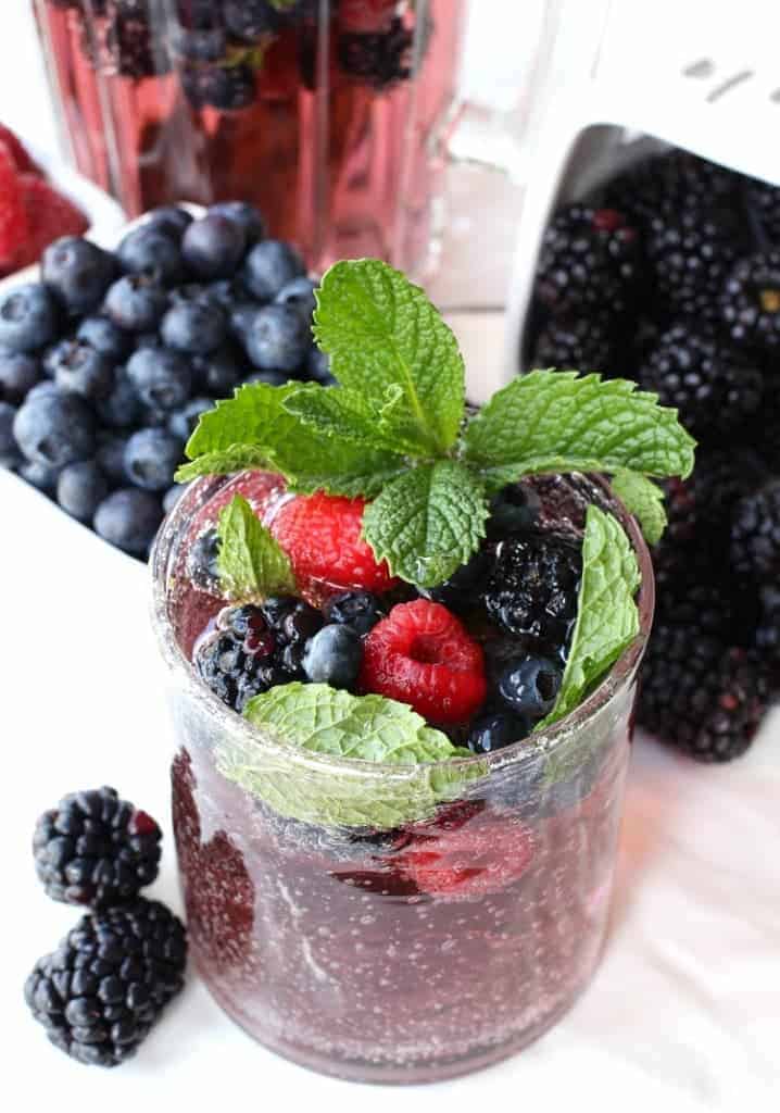 Blackberry Vodka Punch is a vodka punch recipe for parties