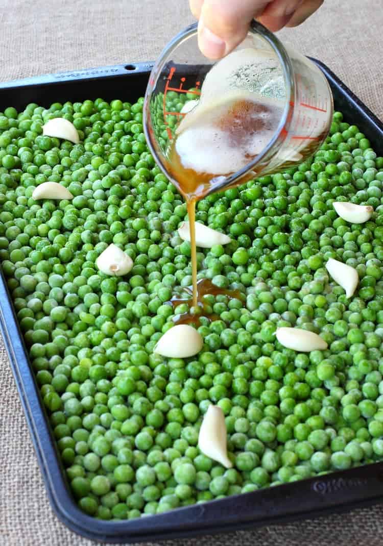 Roasted Frozen Peas Recipe 