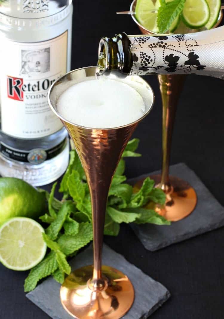 Champagne Moscow Mule | A Champagne Cocktail Recipe | Mantitlement