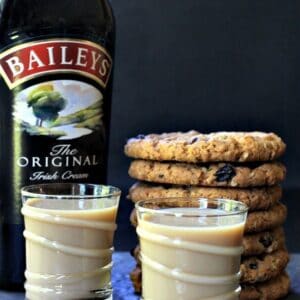 Oatmeal Cookie Shots are a boozy, sweet dessert shot