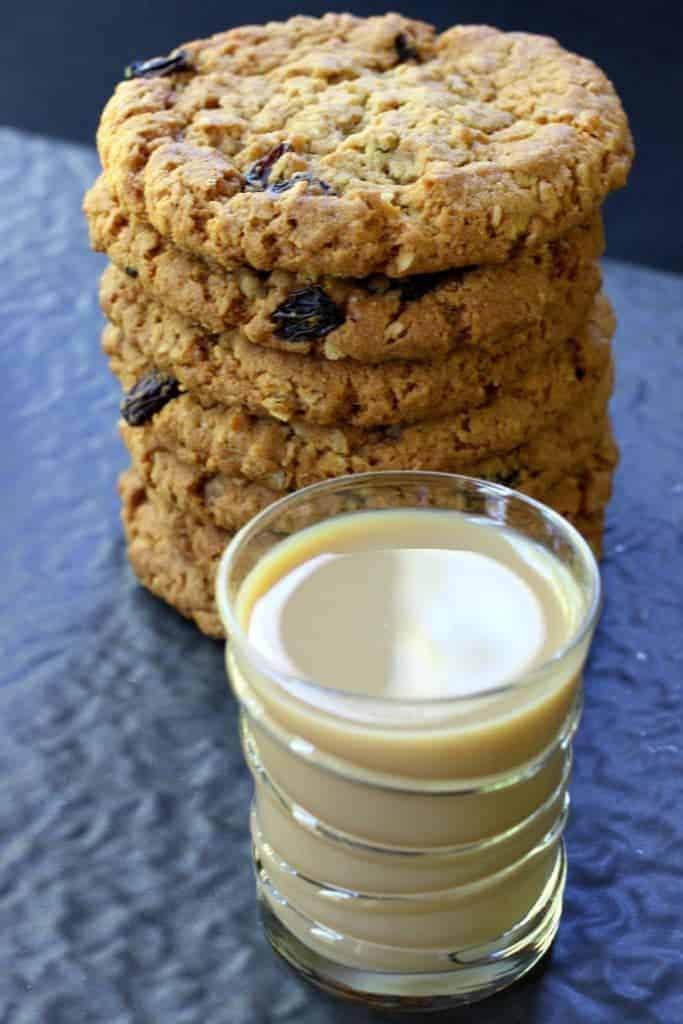 An Oatmeal Cookie Shot is a dessert shot recipe made with Baileys