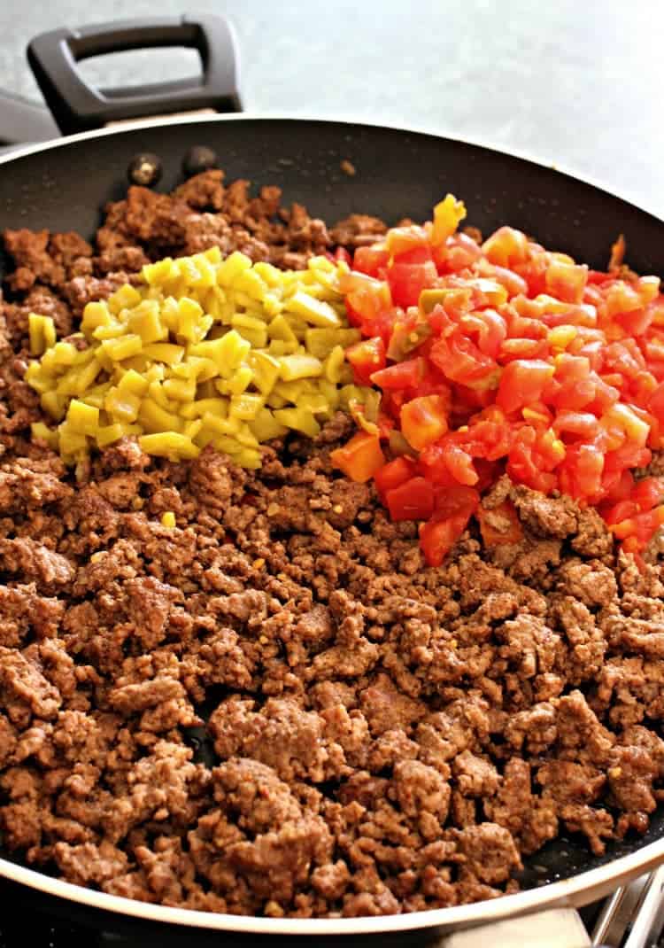 Pan Fried Beef Tacos are a fried taco recipe with a beef and tomato filling