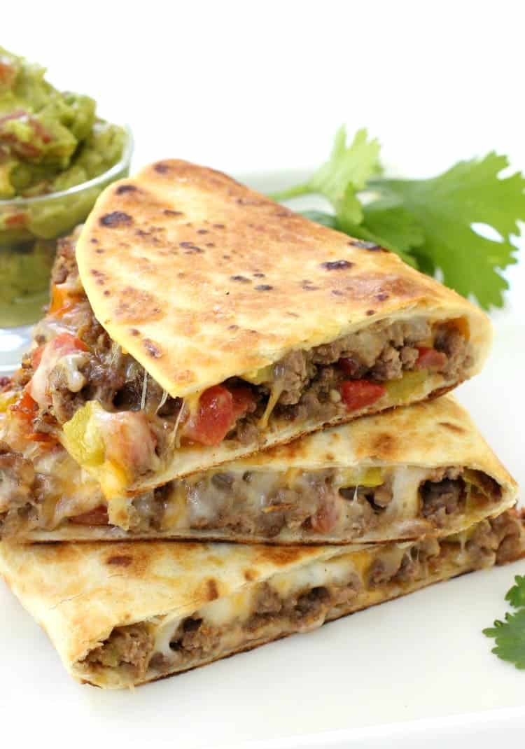 Pan Fried Beef Tacos are a fried taco recipe with cheese and beef