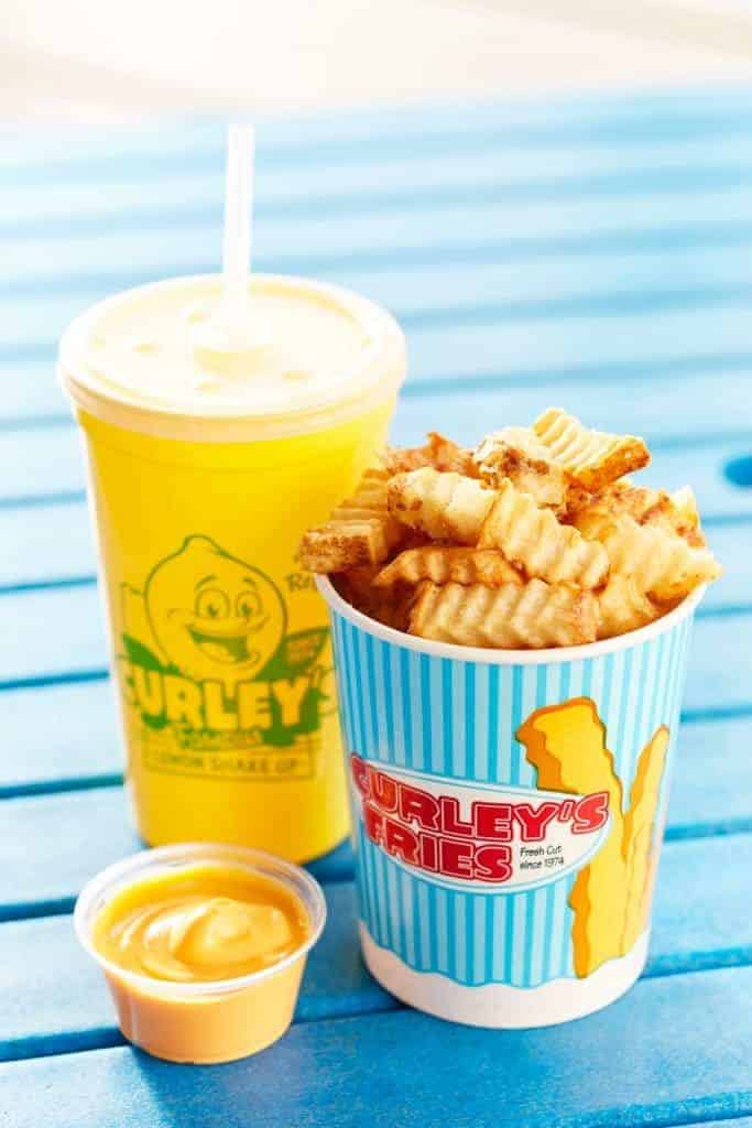 CurleyFries LemonShakeUp CheeseSauce