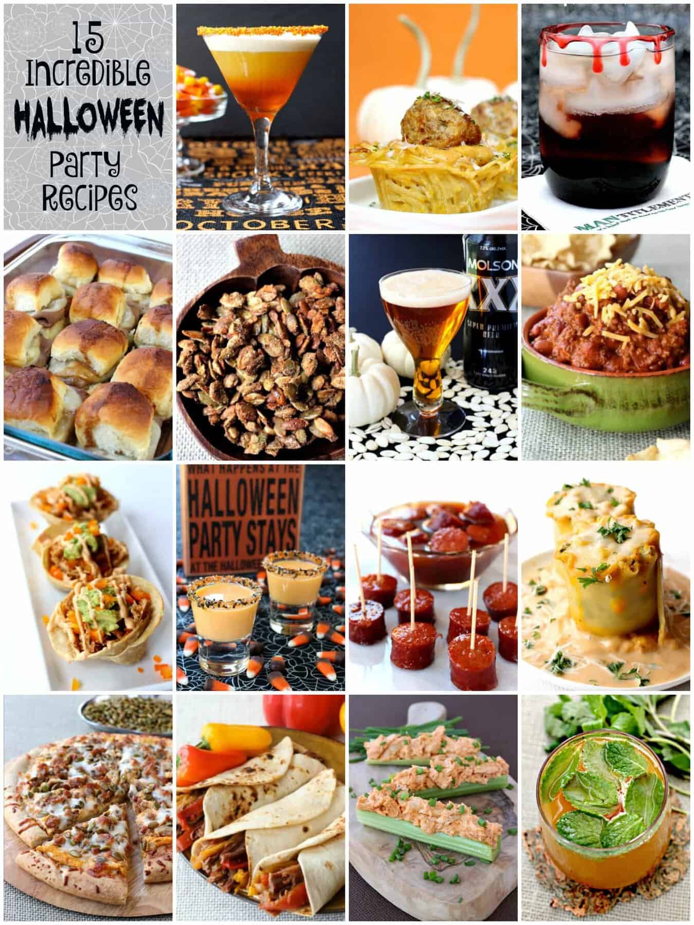 15 Incredible Halloween Party Recipes Recipes For Your Halloween Party