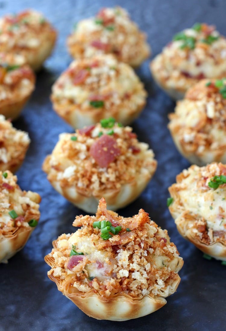 Easy Clams Casino Tarts have only a few ingredients but a ton of flavor!