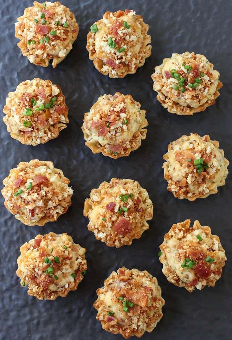 Easy Clams Casino Tarts! Fancy food made easy.