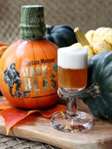 Jack-O Blast Pumpkin Rum Shooters | Halloween Drink Recipe