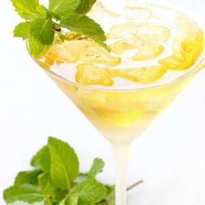 Minty Manhattan is a crisp, refreshing twist on the classic!