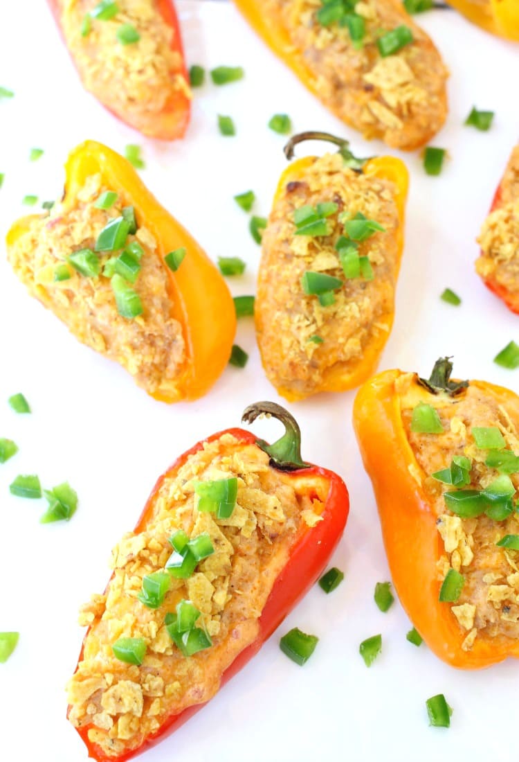 Taco Pepper Poppers are mini sweet peppers that are perfect for apps or a fun dinner!