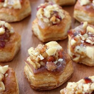 Apple Bacon and Brie Phyllo Cups | Easy Holiday Party Appetizer Recipe