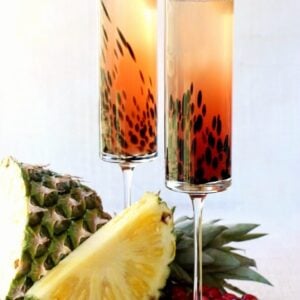 Easy Tropical Island Champagne Cocktail