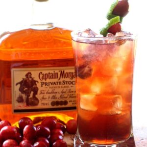 This Rum Harvest Cocktail is like a rum and coke, but better!