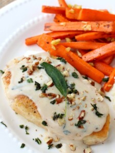 Seared Chicken and Sage Gravy from Blue Apron, a one skillet dinner that comes together in less than 30!