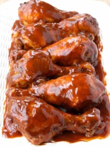 Slow Cooker Sticky Chicken Legs is an easy chicken recipe for your crock pot!