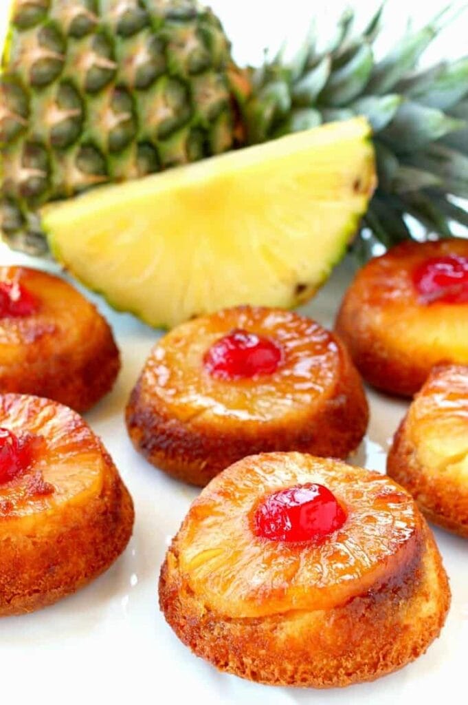Pineapple Whiskey Upside Down Cakes Mantitlement