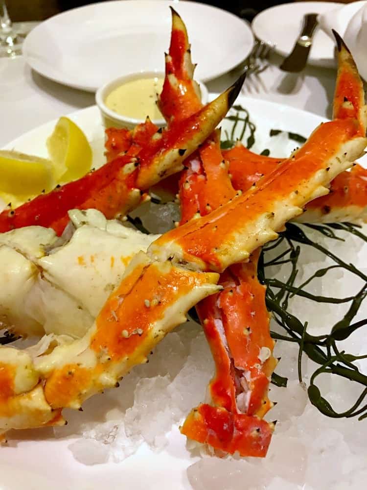 Ac Borgata Crab Legs at Bobby Flay Steak
