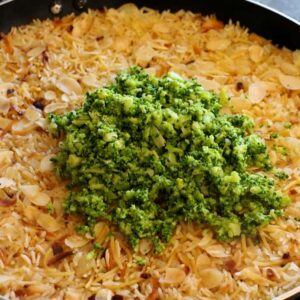 Barber Foods Stuffed Chicken and Broccoli Rice Pilaf is loaded with tons of fresh broccoli!
