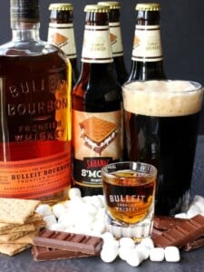 This S'more Porter Boilermaker is my twist on a classic cocktail!