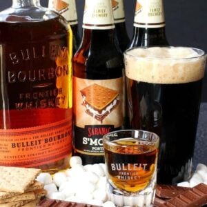 This S'more Porter Boilermaker is my twist on a classic cocktail!